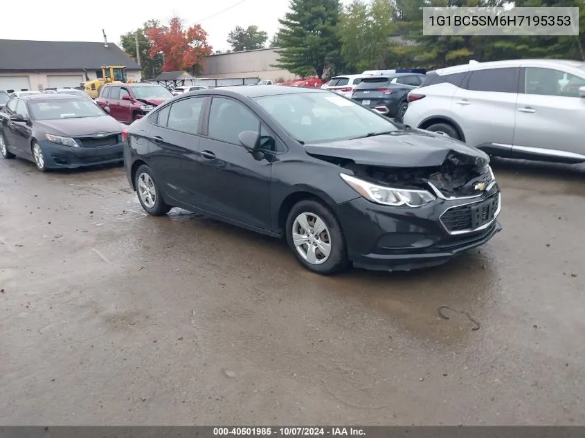 1G1BC5SM6H7195353 2017 Chevrolet Cruze Ls Auto