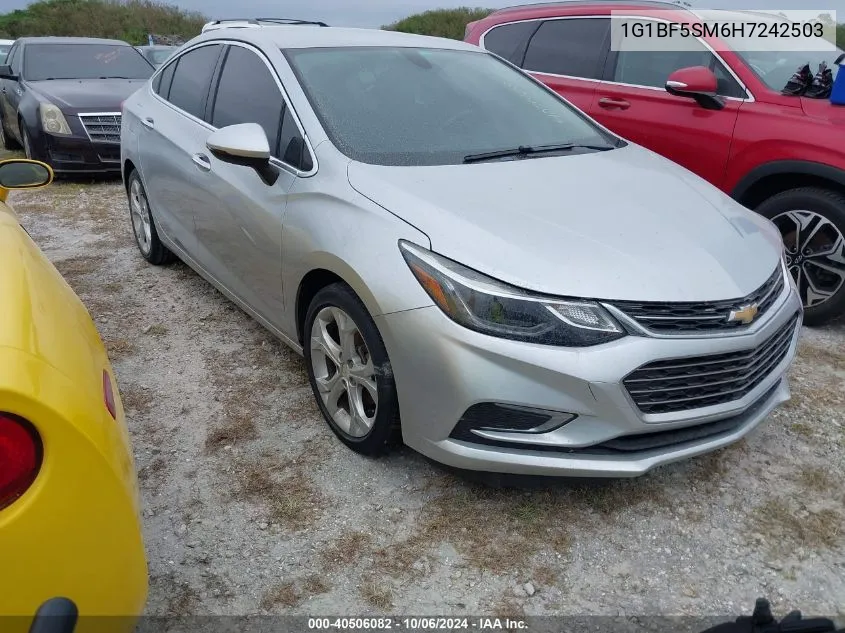 1G1BF5SM6H7242503 2017 Chevrolet Cruze Premier