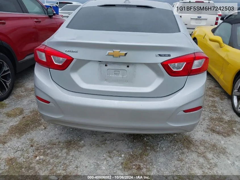 1G1BF5SM6H7242503 2017 Chevrolet Cruze Premier