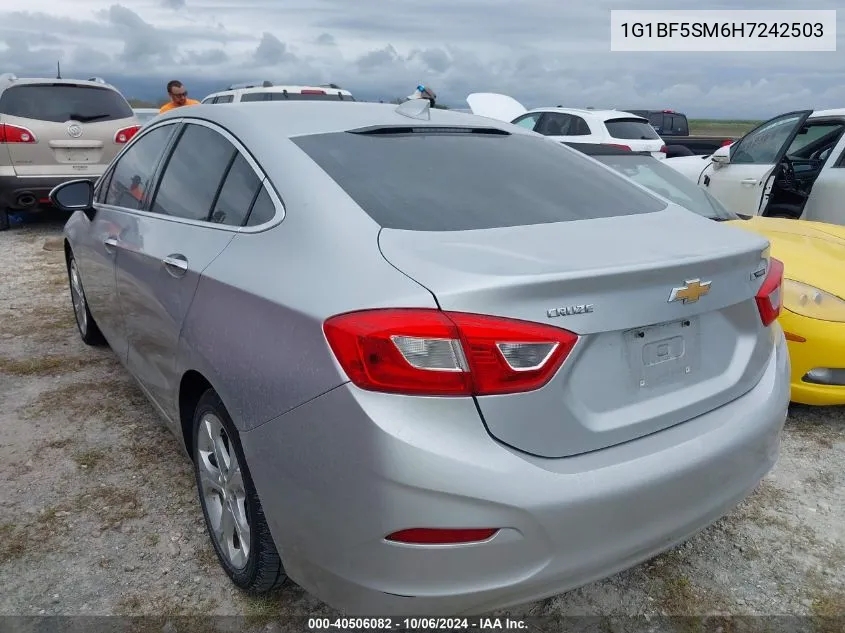 1G1BF5SM6H7242503 2017 Chevrolet Cruze Premier