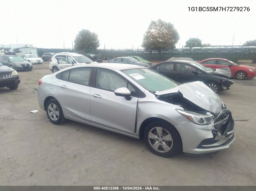 2017 Chevrolet Cruze Ls Auto VIN: 1G1BC5SM7H7279276 Lot: 40512386