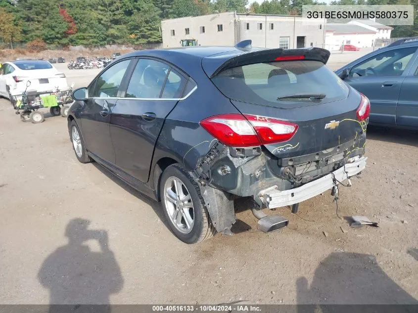 2017 Chevrolet Cruze Lt Auto VIN: 3G1BE6SM0HS580375 Lot: 40516133