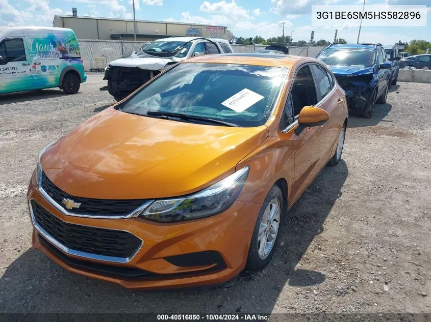 2017 Chevrolet Cruze Lt Auto VIN: 3G1BE6SM5HS582896 Lot: 40516850