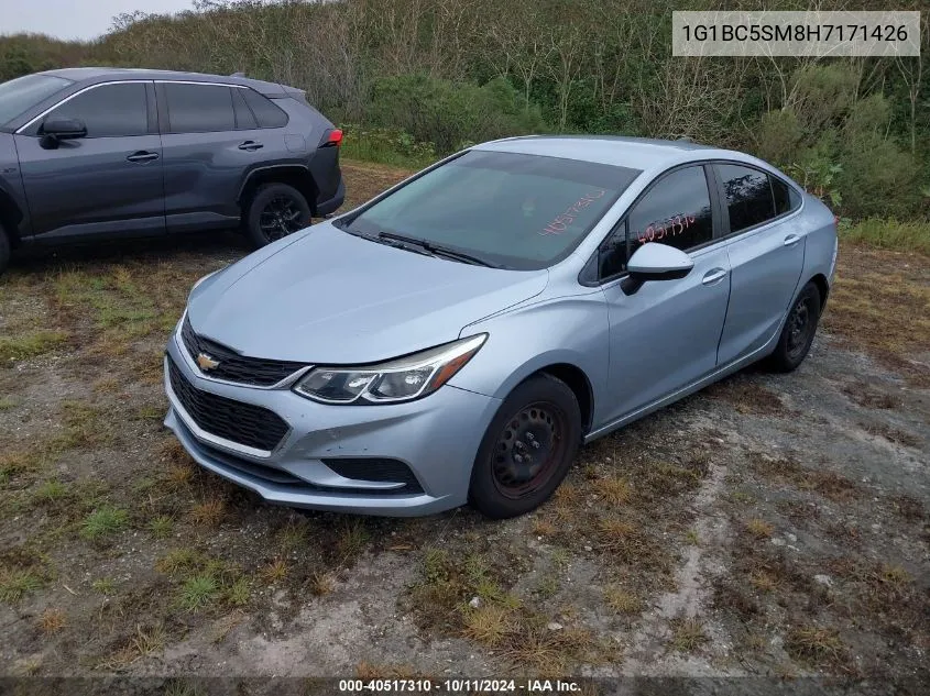 2017 Chevrolet Cruze Ls Auto VIN: 1G1BC5SM8H7171426 Lot: 40517310