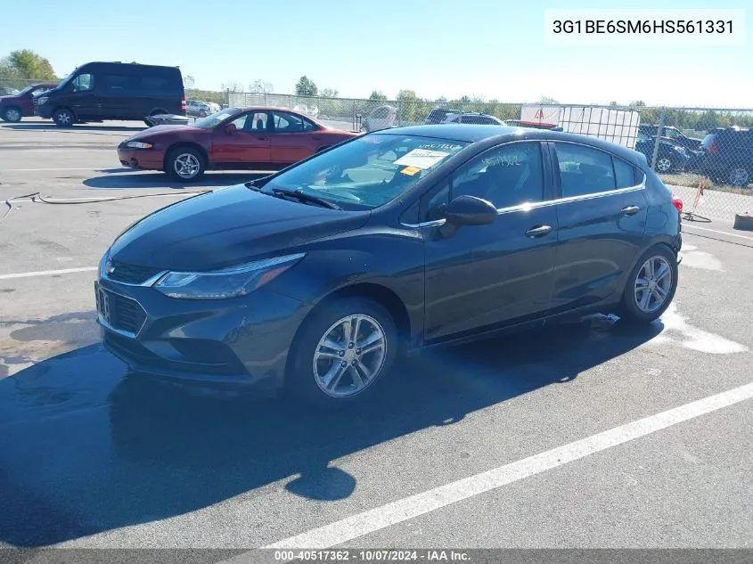 2017 Chevrolet Cruze Lt Auto VIN: 3G1BE6SM6HS561331 Lot: 40517362