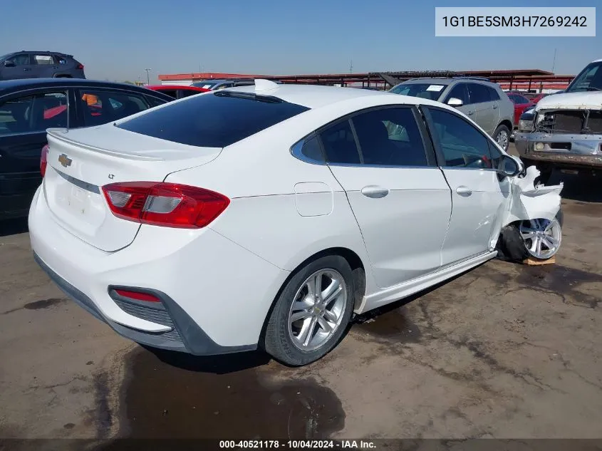 1G1BE5SM3H7269242 2017 Chevrolet Cruze Lt Auto