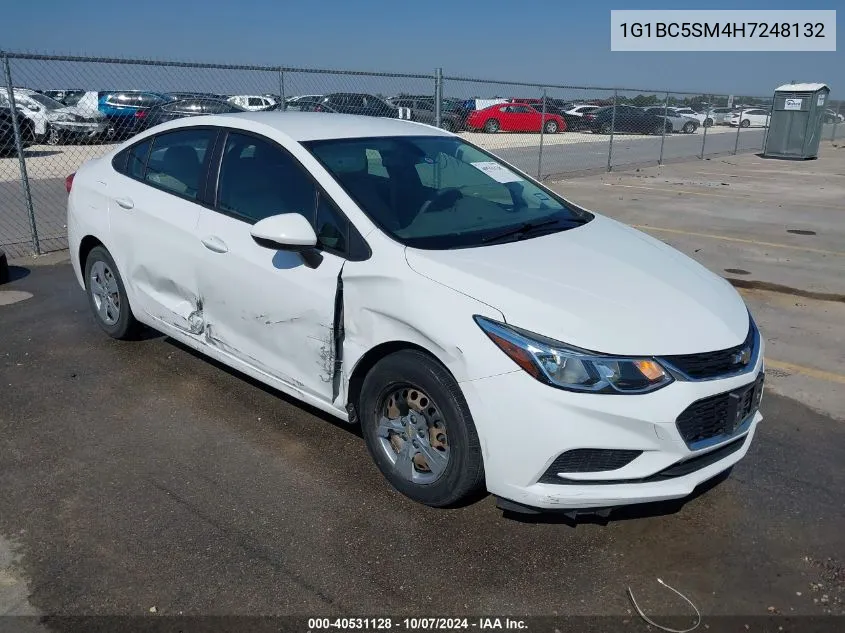 1G1BC5SM4H7248132 2017 Chevrolet Cruze Ls Auto