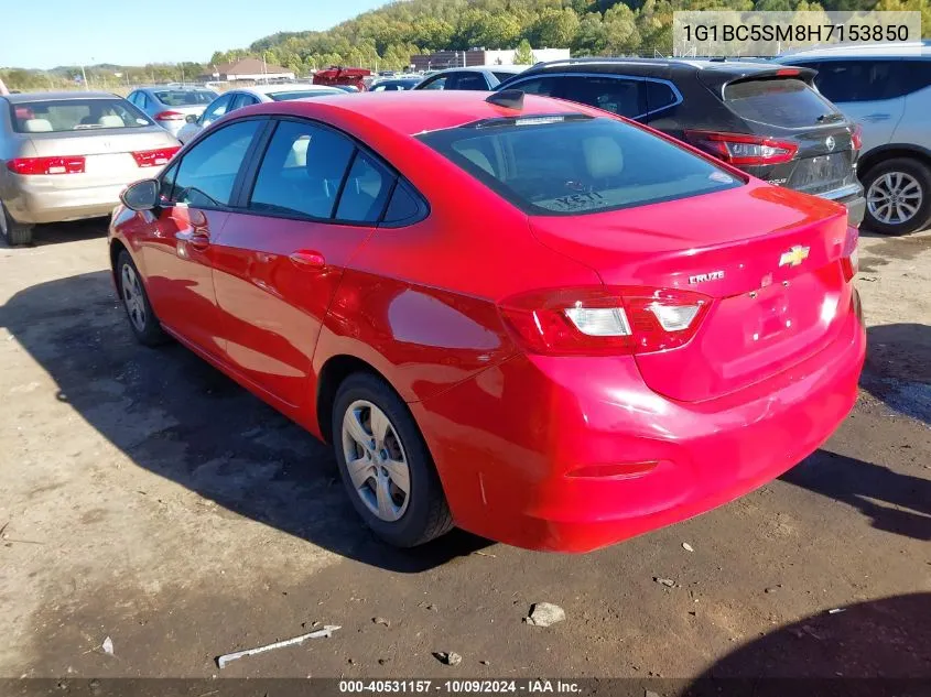 1G1BC5SM8H7153850 2017 Chevrolet Cruze Ls Auto