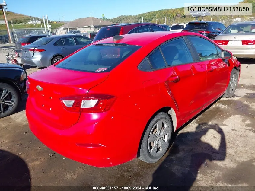 1G1BC5SM8H7153850 2017 Chevrolet Cruze Ls Auto