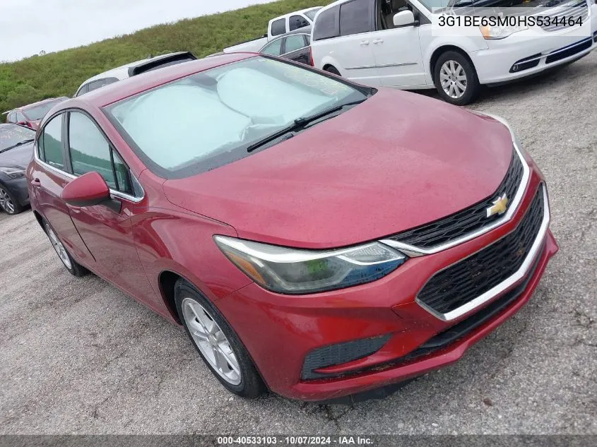 2017 Chevrolet Cruze Lt Auto VIN: 3G1BE6SM0HS534464 Lot: 40533103