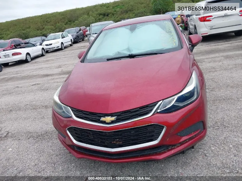 2017 Chevrolet Cruze Lt Auto VIN: 3G1BE6SM0HS534464 Lot: 40533103