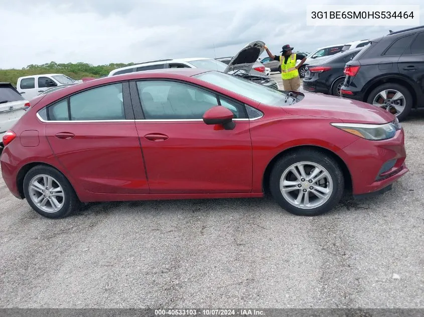 2017 Chevrolet Cruze Lt Auto VIN: 3G1BE6SM0HS534464 Lot: 40533103