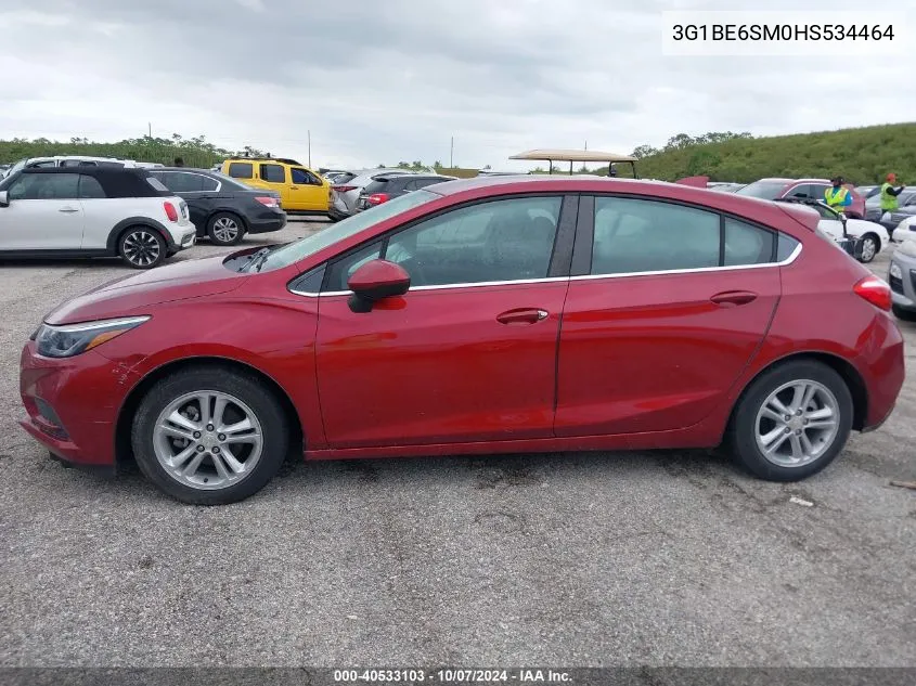 2017 Chevrolet Cruze Lt Auto VIN: 3G1BE6SM0HS534464 Lot: 40533103