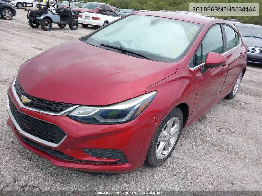 2017 Chevrolet Cruze Lt Auto VIN: 3G1BE6SM0HS534464 Lot: 40533103