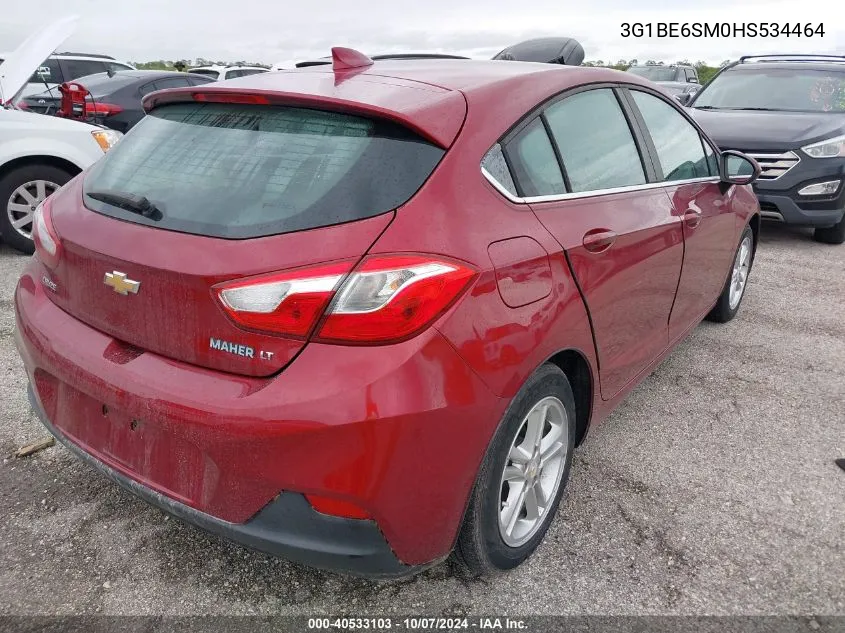 2017 Chevrolet Cruze Lt Auto VIN: 3G1BE6SM0HS534464 Lot: 40533103