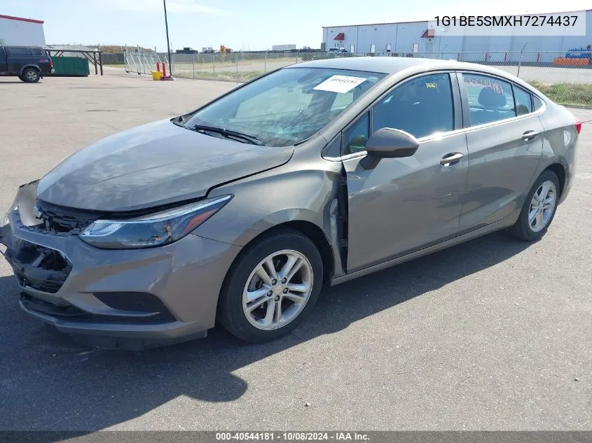 1G1BE5SMXH7274437 2017 Chevrolet Cruze Lt Auto