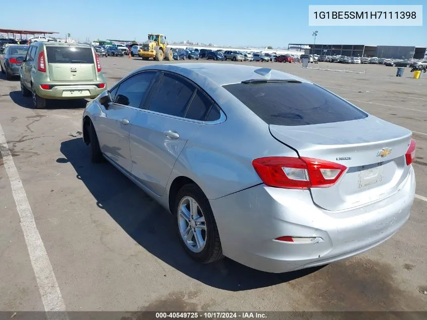 2017 Chevrolet Cruze Lt Auto VIN: 1G1BE5SM1H7111398 Lot: 40549725