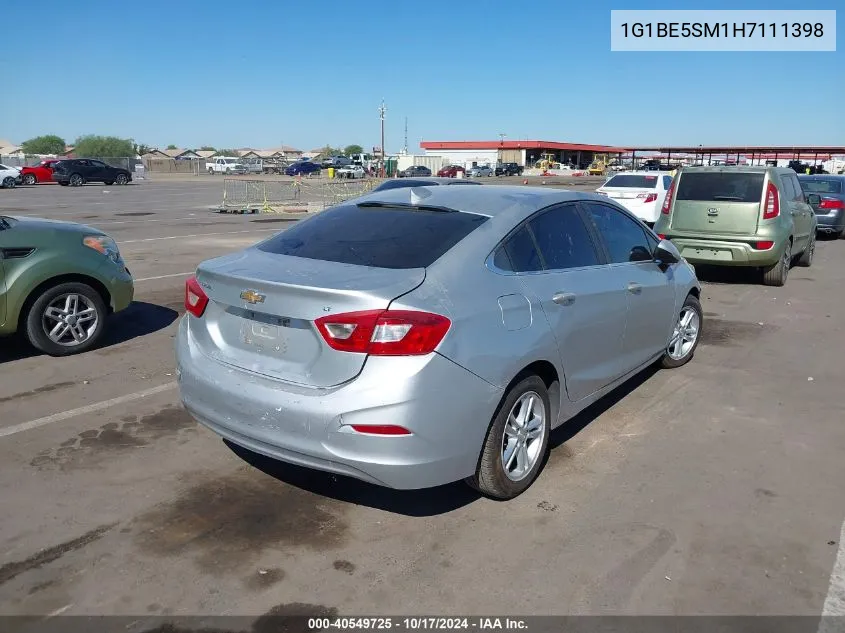 2017 Chevrolet Cruze Lt Auto VIN: 1G1BE5SM1H7111398 Lot: 40549725