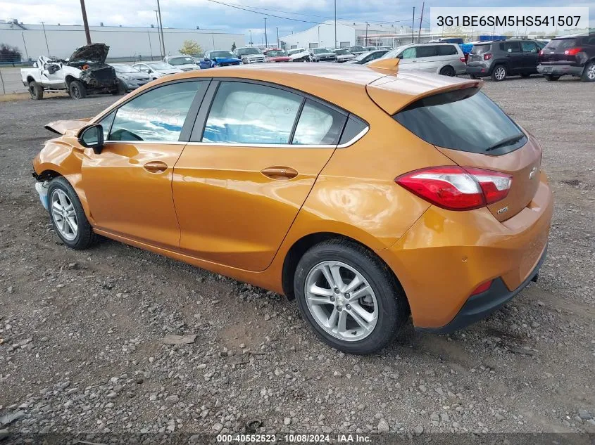 3G1BE6SM5HS541507 2017 Chevrolet Cruze Lt Auto