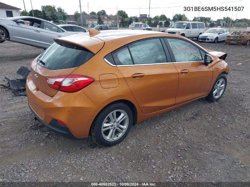 2017 Chevrolet Cruze Lt Auto VIN: 3G1BE6SM5HS541507 Lot: 40552523