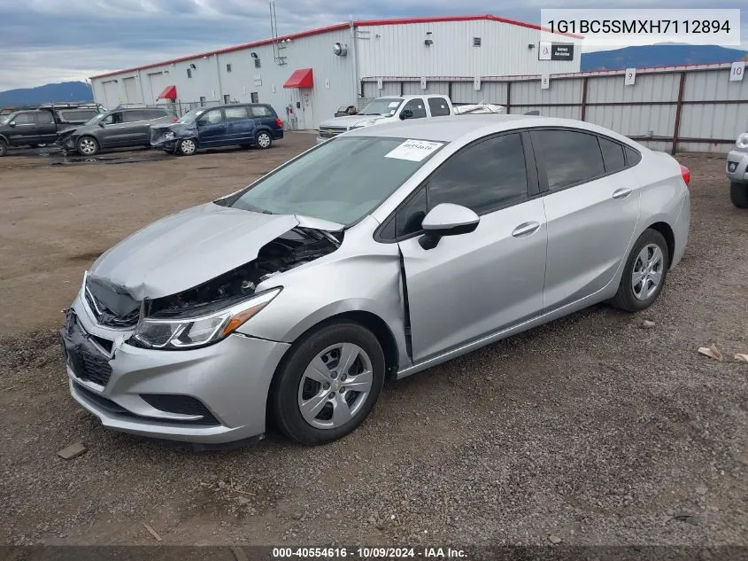 1G1BC5SMXH7112894 2017 Chevrolet Cruze Ls Auto