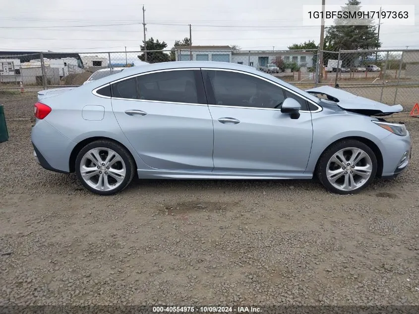 2017 Chevrolet Cruze Premier VIN: 1G1BF5SM9H7197363 Lot: 40554975