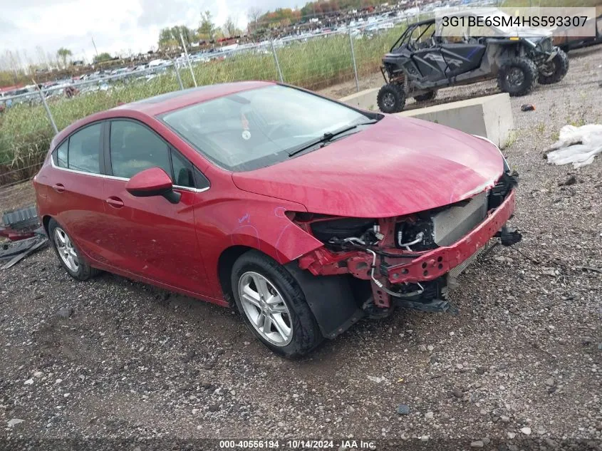 2017 Chevrolet Cruze Lt VIN: 3G1BE6SM4HS593307 Lot: 40556194