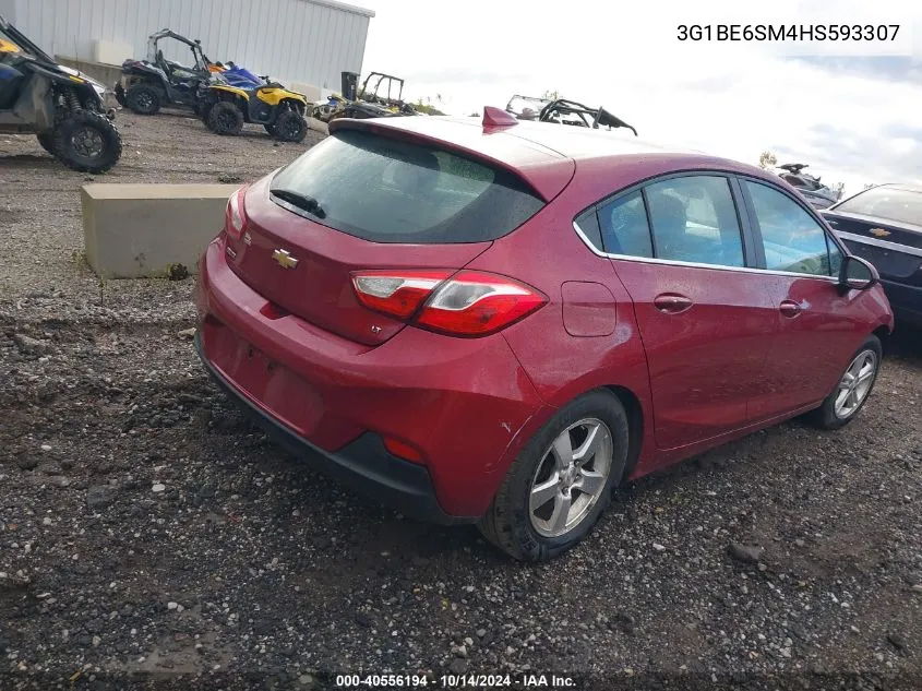 2017 Chevrolet Cruze Lt VIN: 3G1BE6SM4HS593307 Lot: 40556194