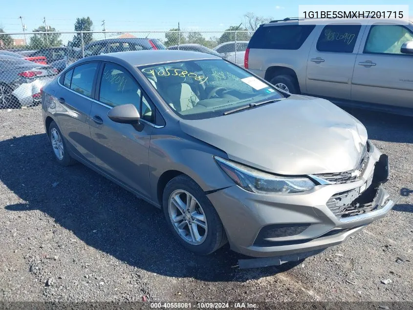 2017 Chevrolet Cruze Lt Auto VIN: 1G1BE5SMXH7201715 Lot: 40558081