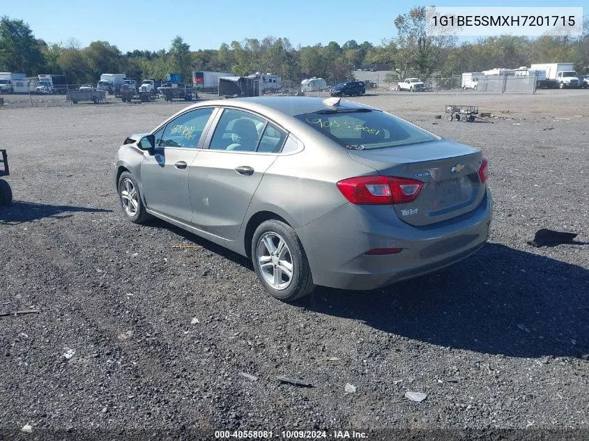 2017 Chevrolet Cruze Lt Auto VIN: 1G1BE5SMXH7201715 Lot: 40558081