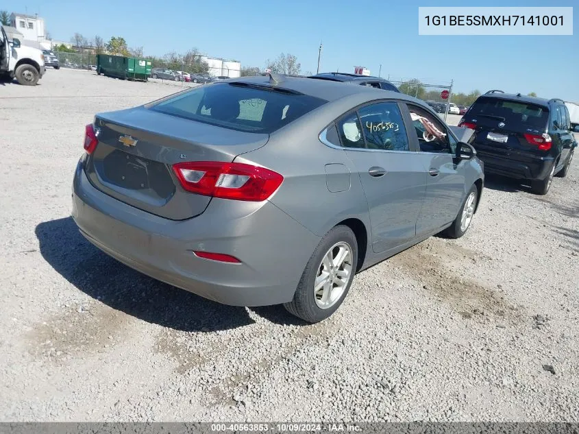 1G1BE5SMXH7141001 2017 Chevrolet Cruze Lt Auto