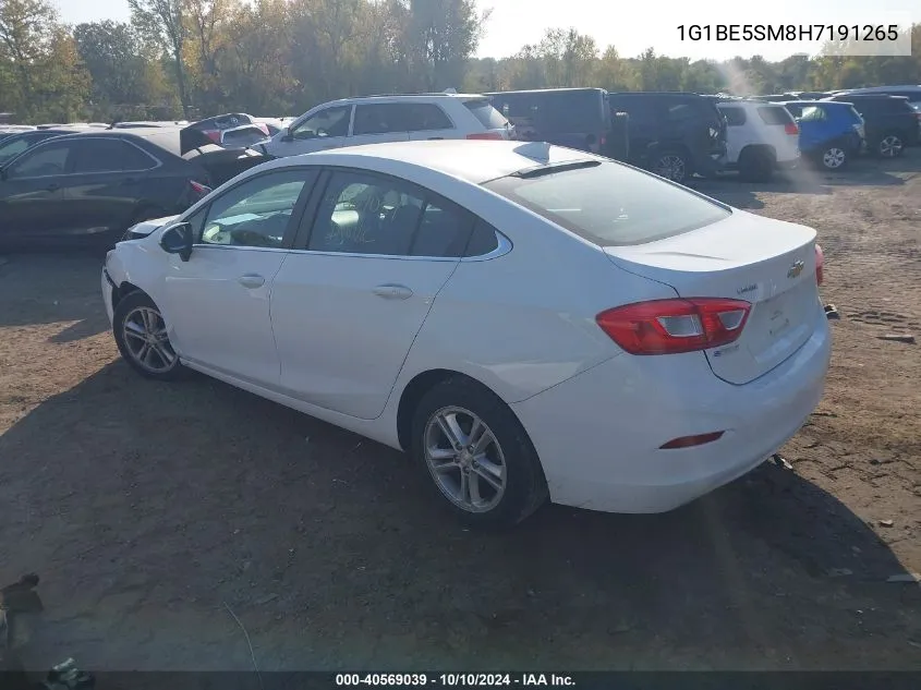 1G1BE5SM8H7191265 2017 Chevrolet Cruze Lt Auto