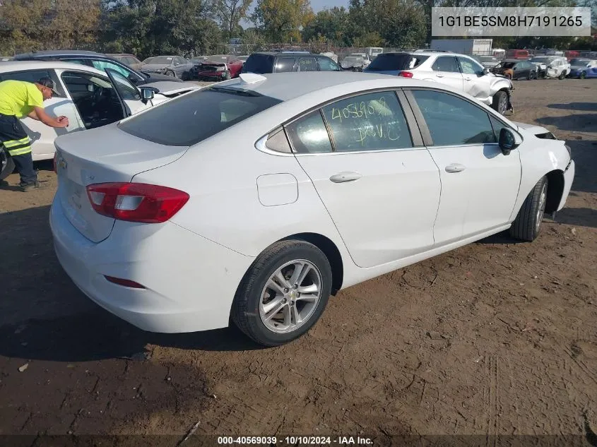 1G1BE5SM8H7191265 2017 Chevrolet Cruze Lt Auto