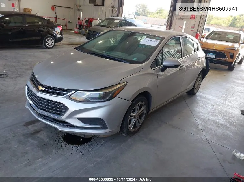 2017 Chevrolet Cruze Lt Auto VIN: 3G1BE6SM4HS509941 Lot: 40580835