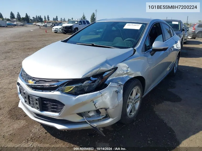 2017 Chevrolet Cruze Lt Auto VIN: 1G1BE5SM8H7200224 Lot: 40594853