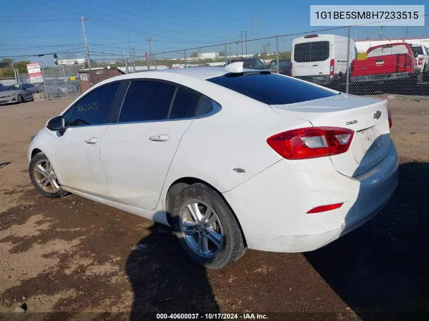 2017 Chevrolet Cruze Lt Auto VIN: 1G1BE5SM8H7233515 Lot: 40600037