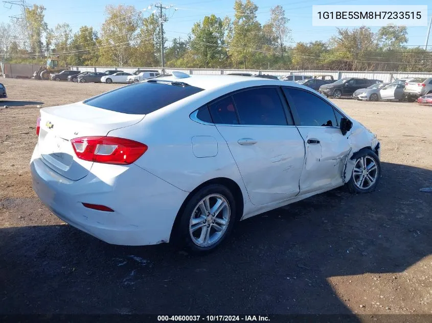 2017 Chevrolet Cruze Lt Auto VIN: 1G1BE5SM8H7233515 Lot: 40600037