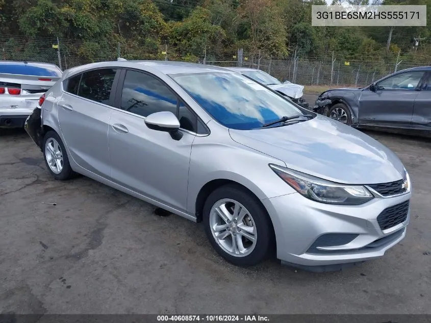 2017 Chevrolet Cruze Lt Auto VIN: 3G1BE6SM2HS555171 Lot: 40608574