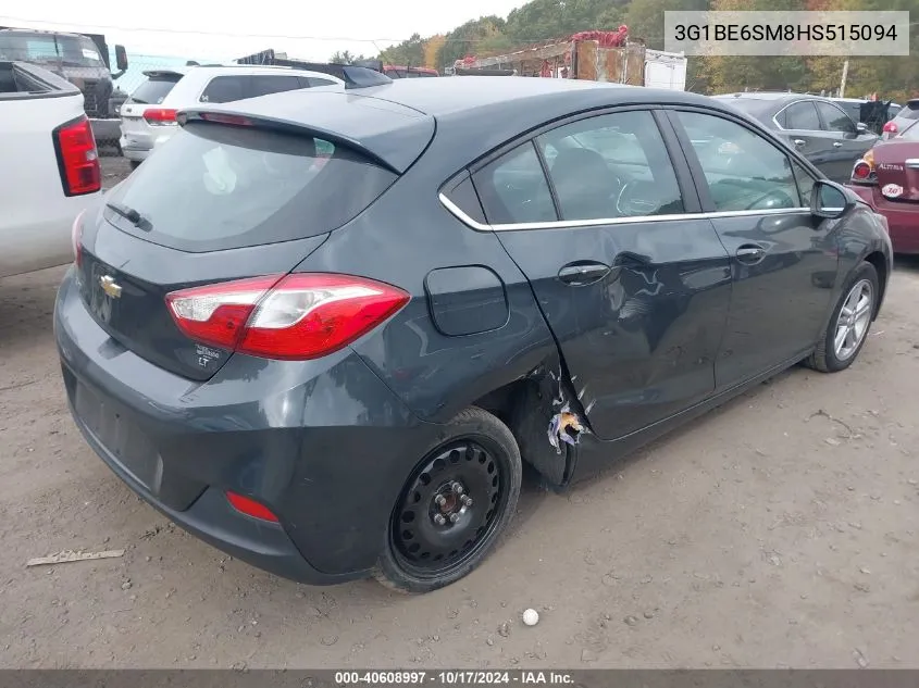 3G1BE6SM8HS515094 2017 Chevrolet Cruze Lt