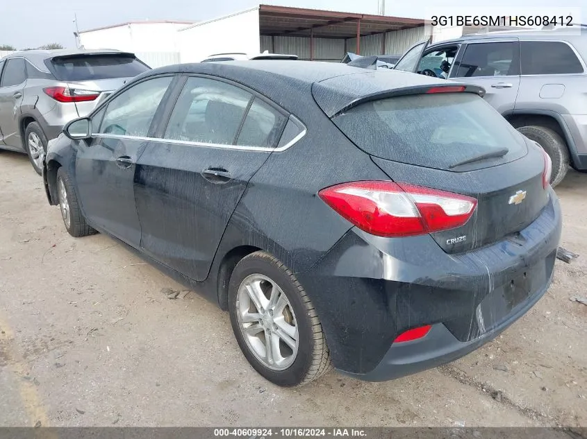 2017 Chevrolet Cruze Lt Auto VIN: 3G1BE6SM1HS608412 Lot: 40609924