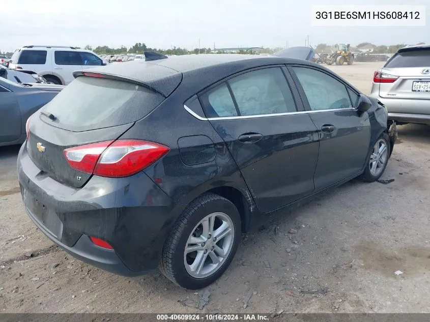 2017 Chevrolet Cruze Lt Auto VIN: 3G1BE6SM1HS608412 Lot: 40609924