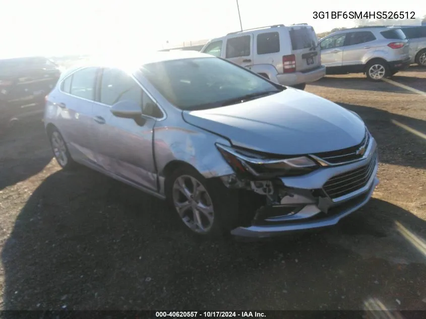 2017 Chevrolet Cruze Premier Auto VIN: 3G1BF6SM4HS526512 Lot: 40620557