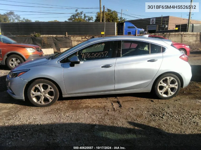 2017 Chevrolet Cruze Premier Auto VIN: 3G1BF6SM4HS526512 Lot: 40620557