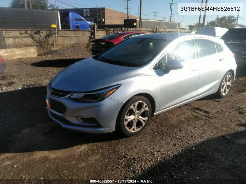 2017 Chevrolet Cruze Premier Auto VIN: 3G1BF6SM4HS526512 Lot: 40620557