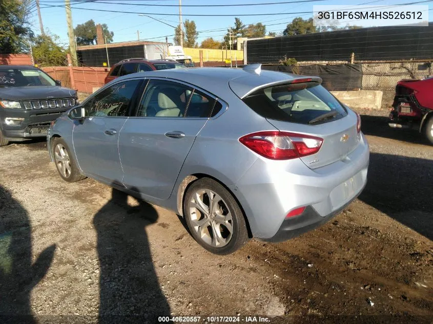 2017 Chevrolet Cruze Premier Auto VIN: 3G1BF6SM4HS526512 Lot: 40620557