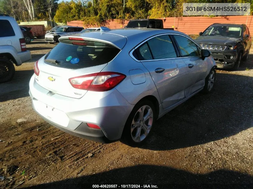 2017 Chevrolet Cruze Premier Auto VIN: 3G1BF6SM4HS526512 Lot: 40620557