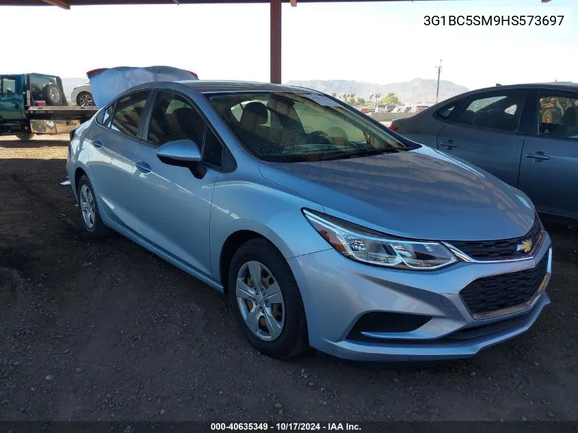 2017 Chevrolet Cruze Ls Auto VIN: 3G1BC5SM9HS573697 Lot: 40635349