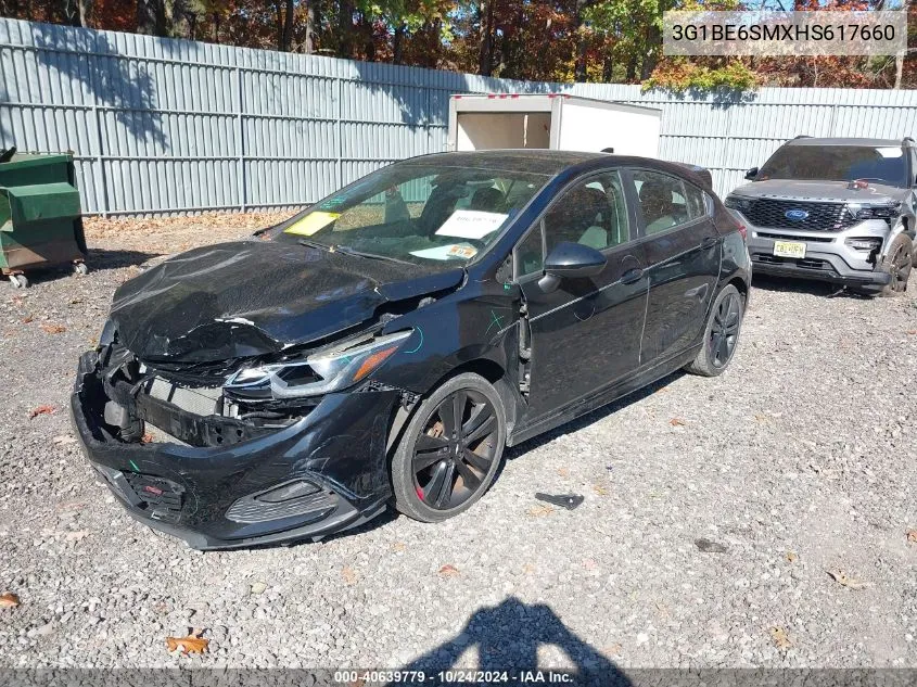 2017 Chevrolet Cruze Lt Auto VIN: 3G1BE6SMXHS617660 Lot: 40639779