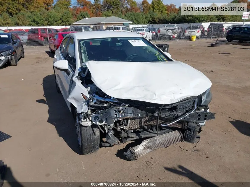 2017 Chevrolet Cruze Lt Auto VIN: 3G1BE6SM4HS528103 Lot: 40706924