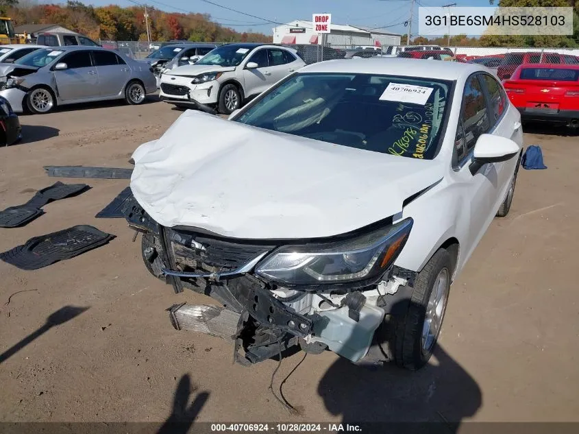 2017 Chevrolet Cruze Lt Auto VIN: 3G1BE6SM4HS528103 Lot: 40706924